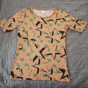 LuLaRoe Women's American Flag Tee